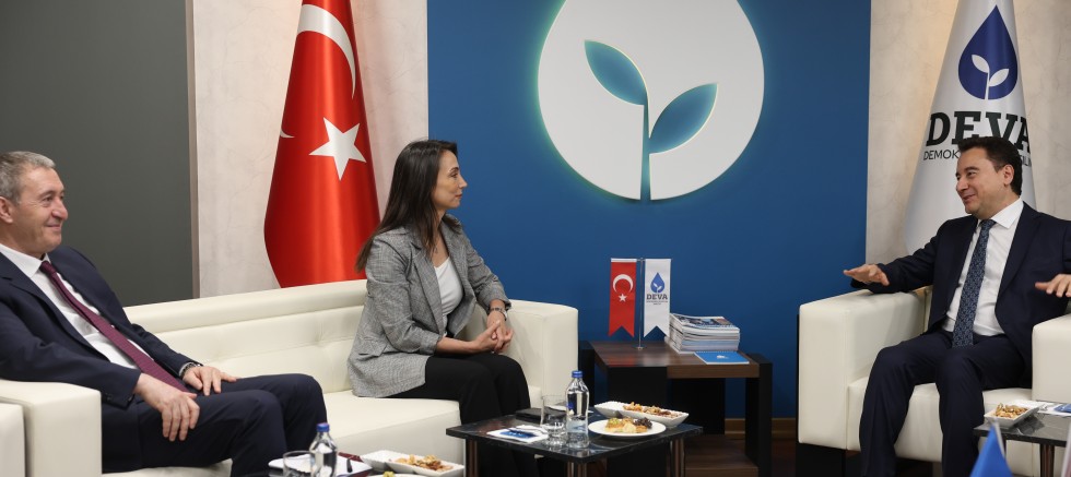 Ali Babacan, DEM Parti heyetini ağırlad