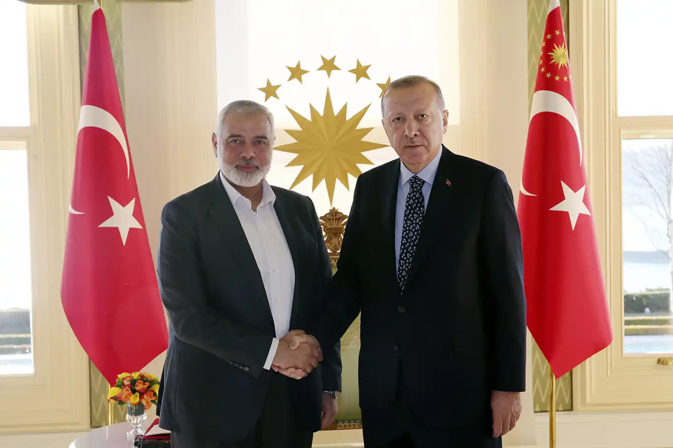 Cumhurbaşkanı Erdoğan'dan HAMAS lideri Haniye'ye taziye telefonu