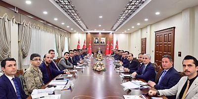 Diyarbakır’da Seçim Güvenliği Toplantısı Vali Su, Başkanlığında Yapıldı  