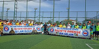 Diyarbakır Genç Memur Sen 'Gazze Kardeşlik Futbol Turnuvası ' Düzenledi 