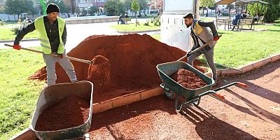 Mardin Büyükşehir Belediyesinin çevre düzenleme çalışmaları devam ediyor