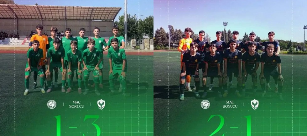 Amedspor Akademi, Batman’dan 1 galibiyet ve 1 mağlubiyetle döndü