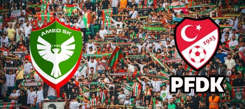 Amedspor  deplasmanda yendi, bir darbe de TFF'den geldi