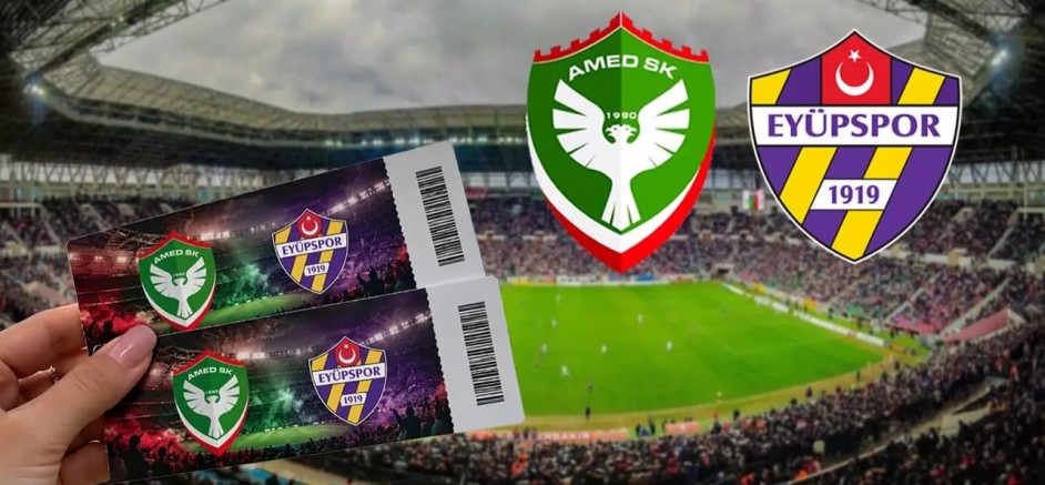 Amedspor-Eyüpspor Maçının Biletleri Satışa Çıktı: İşte Fiyatlar