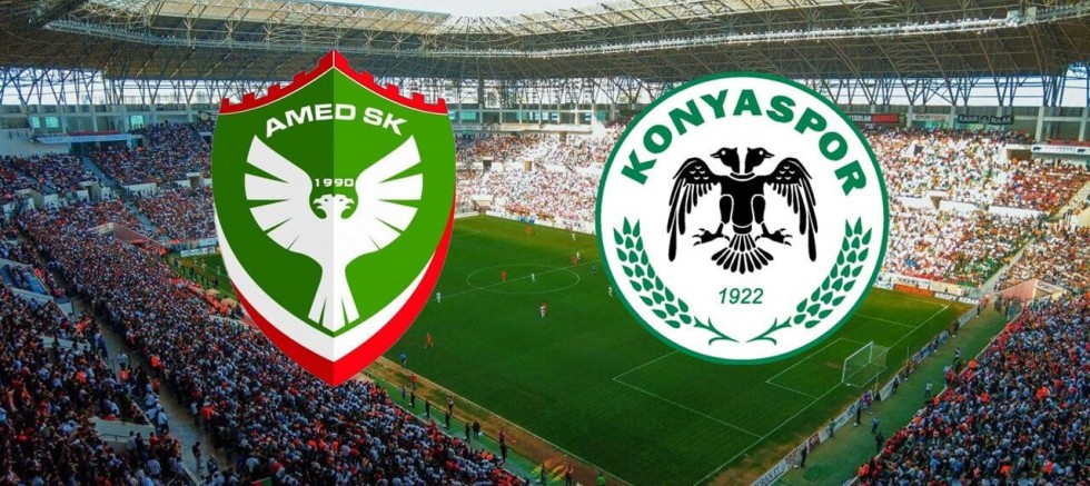 Amedspor-Konyaspor Maçında İlk 11’ler Belli Oldu