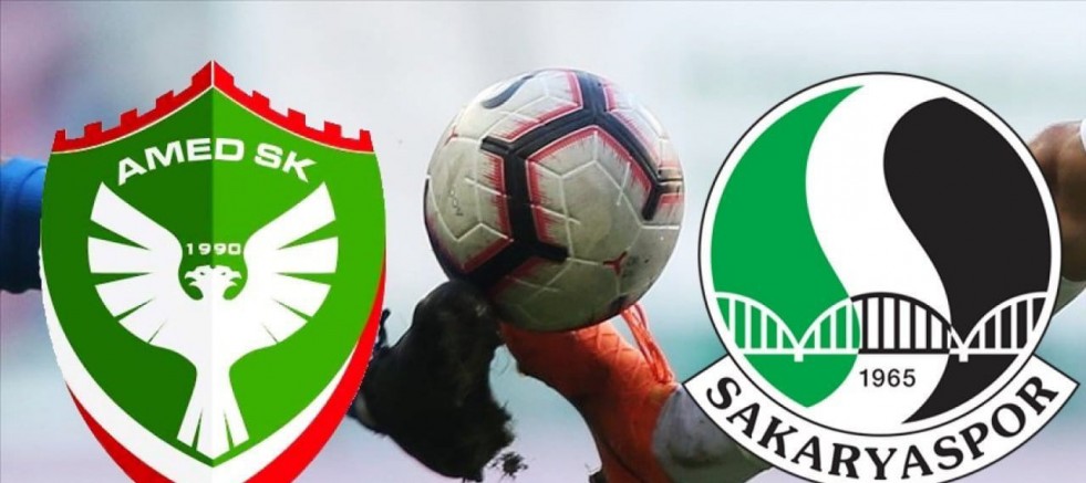 Amedspor – Sakaryaspor 11 leri Belli Oldu