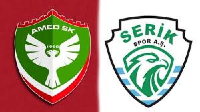 Amedspor  -Serikspor İlk 11 leri