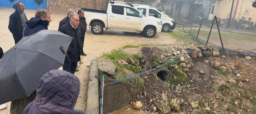 Aşağıkonak Mahallesi’nde Sel Riskine Yerinde İnceleme