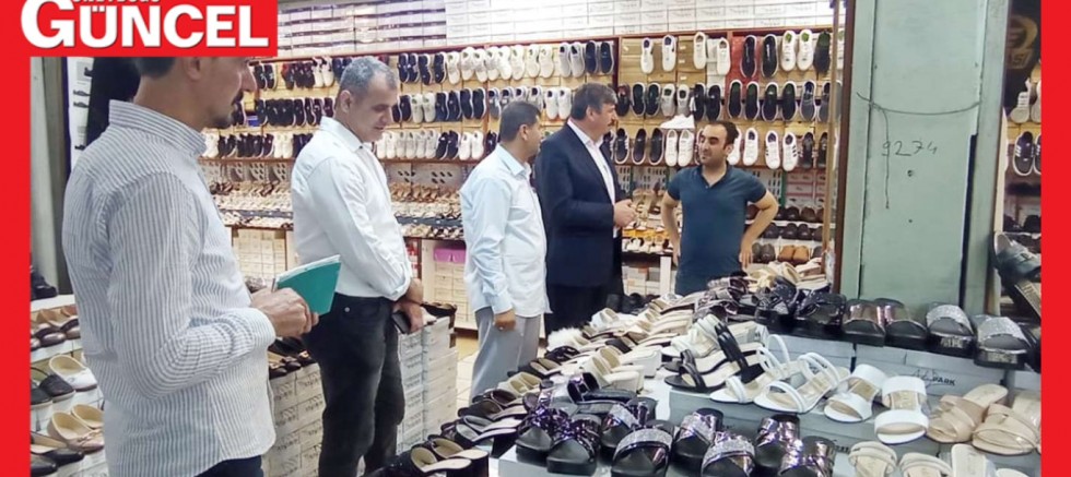 Batman Esnaf ve Sanatkârlar Odası Başkanı Çiftçi esnafın sorunlarını dinledi