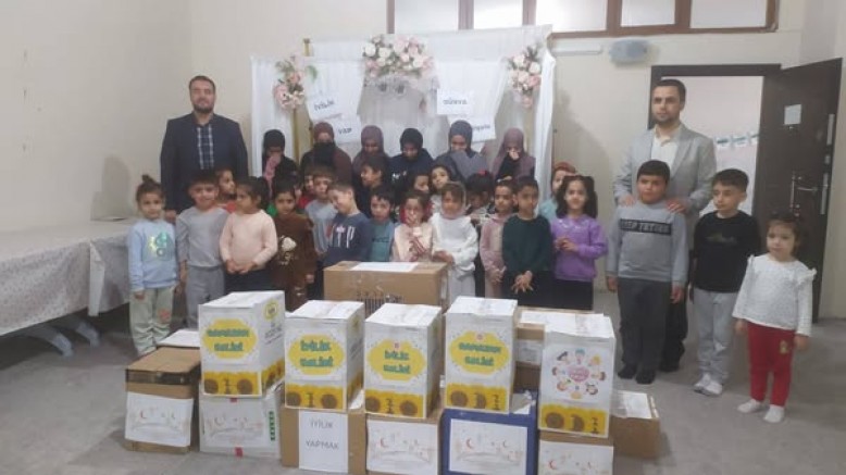 Bilali Habeşi Kur’an Kursu Öğrencilerinden Ramazan Ayına Özel Yardım Kampanyası