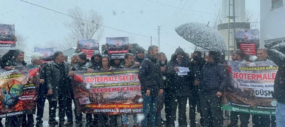 Bingöl Karlıova'da jeotermale tepki