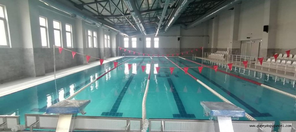 Bismil yarı olimpik yüzme havuzu tamamlandı