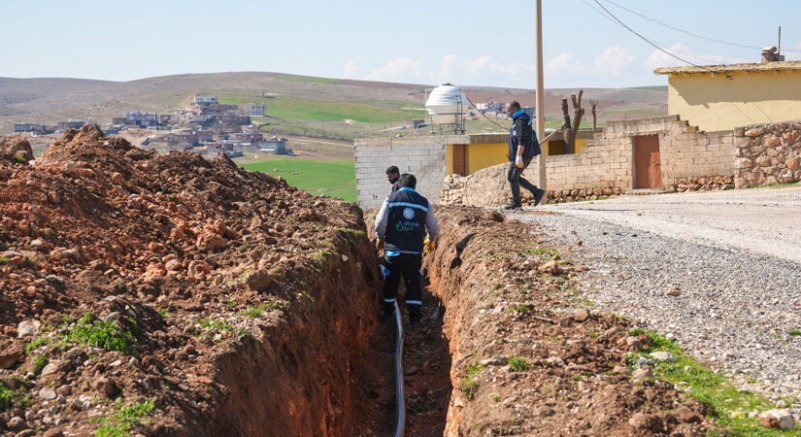 DİSKİ, Çınar Düzova’da içme suyu hattı çalışmasını tamamladı