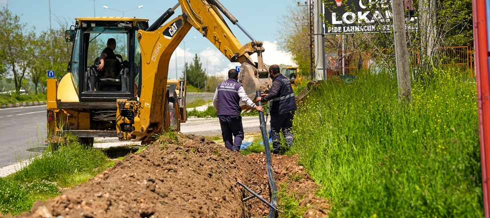 DİSKİ’den Ergani Otogarı’na Yeni İçme Suyu Hattı