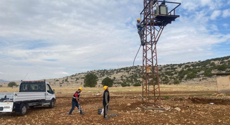DİSKİ Ergani Hoşan Terfi Merkezi’nin enerji hattı yenilendi