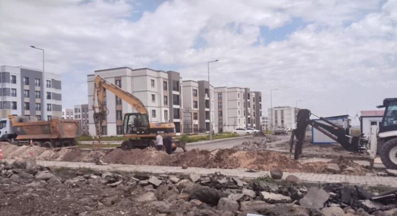 DİSKİ, Oğlaklı’da pazar alanı için kanalizasyon hattını tamamladı