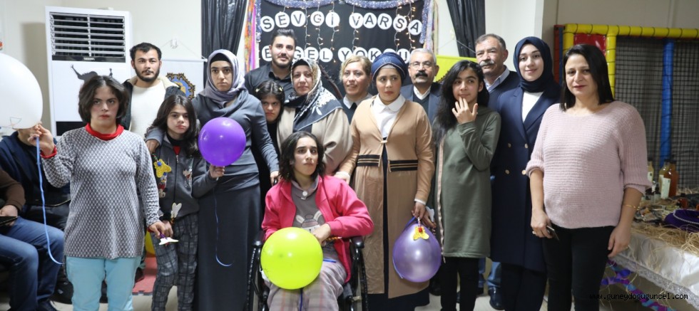 Diyarbakır büyükşehir belediyesi Engelli bireylere moral etkinliği