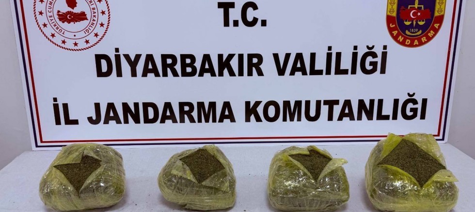 Diyarbakır'da 20 kilogram uyuşturucu ele geçirildi