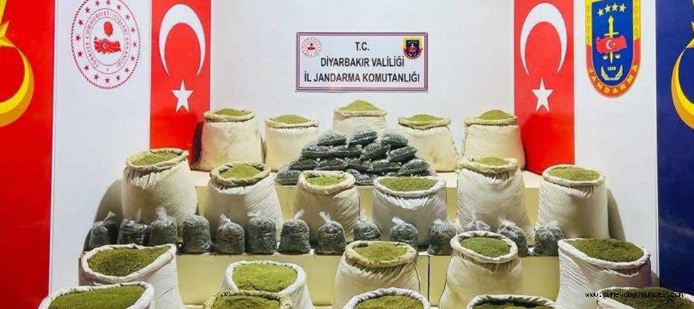 Diyarbakır'da 542 kilogram esrar ele geçirildi