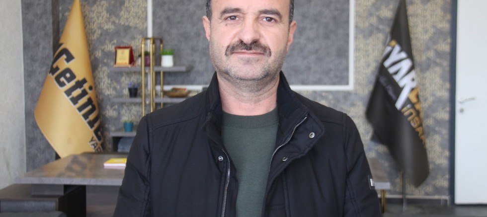 Diyarbakır'da aşırı soğuklar inşaat sektörünü durdurdu