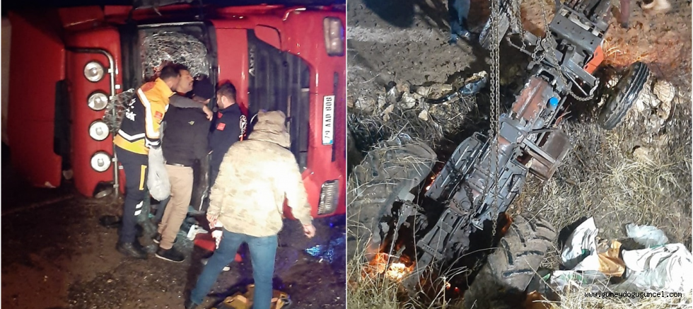 Diyarbakır'da iki ayrı kaza: 2 yaralı   