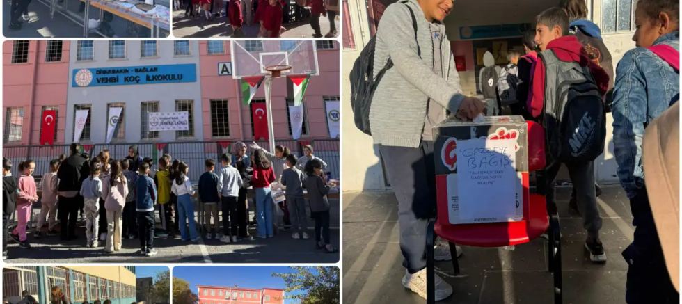 Diyarbakır'da Okullarda Gazze yararına kermesler devam ediyor