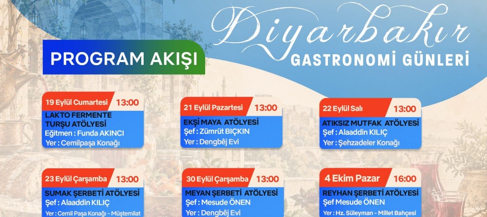 Diyarbakır mutfağı tarihi mekânlarda yeniden hayat buluyor