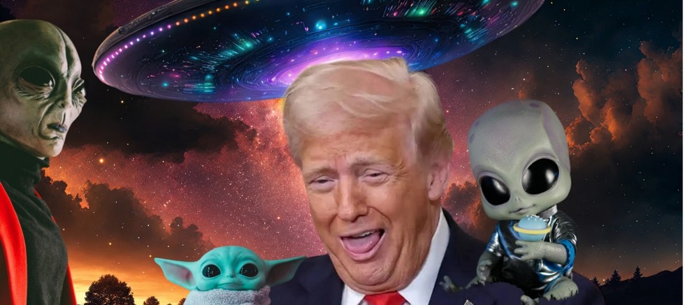 Epstein vahşetini örtbas etmek için çırpınan Trump, bu defada UFO ve uzaylıları alet etti