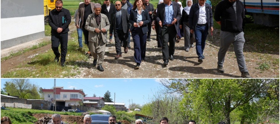 Eşbaşkanlar Sur’un kırsal mahallelerinde vatandaşlarla  buluştu