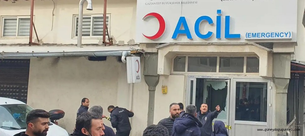 Gaziantep'te hastanede silahlı kavga: Bir yaralı