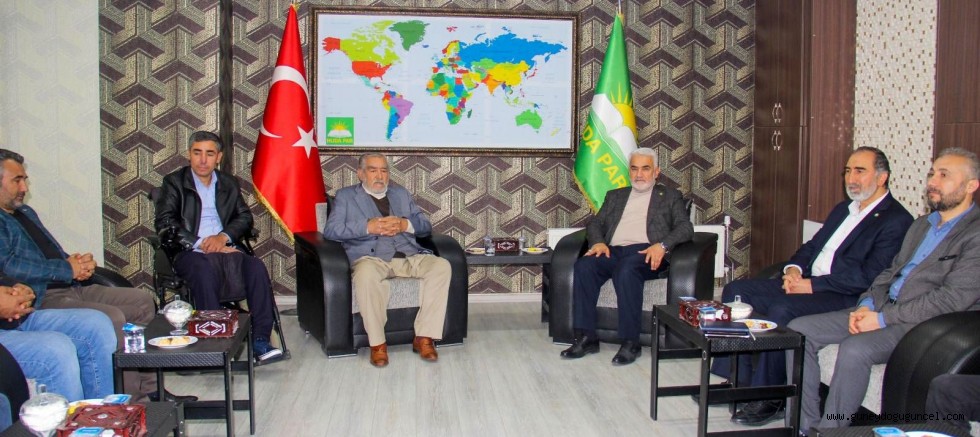 HÜDA PAR Genel Başkanı Yapıcıoğlu, katliam mağdurlarının ziyaretini kabul etti