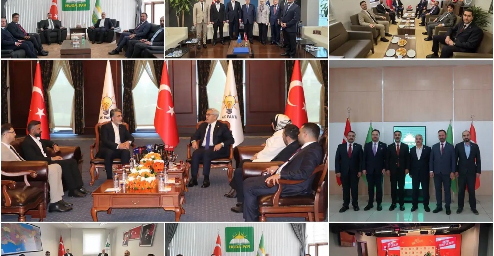 HÜDA PAR siyasi partilerle bayramlaştı