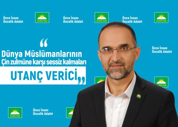 HÜDAPAR’DAN ÇİN ZULMÜNE TEPKİ