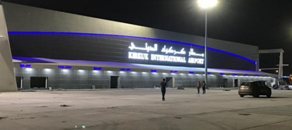 Irak'ta 4 yıl sonra Kerkük Havalimanı'nda gece uçuşları başladı