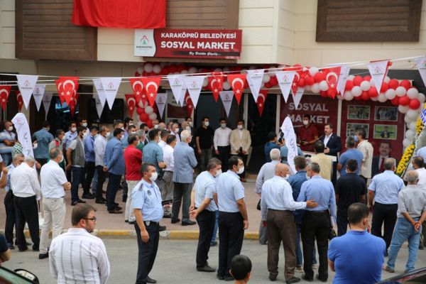 KARAKÖPRÜ’DE SOSYAL MARKET AÇILDI