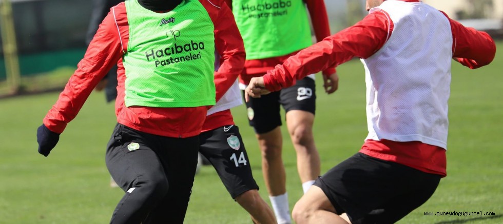 Kırmızı – Yeşilliler Çorum FK maçı hazırlıklarına başladı