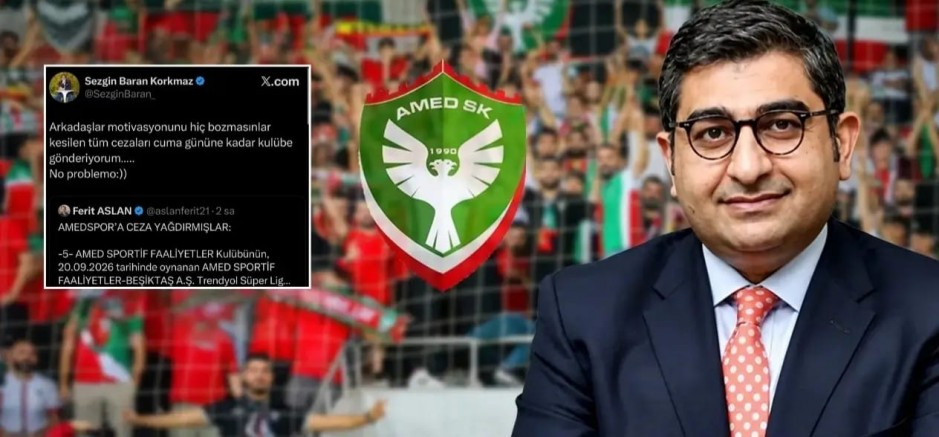 Kürt iş insanı Sezgin Baran Korkmaz’dan Amedspor’a destek