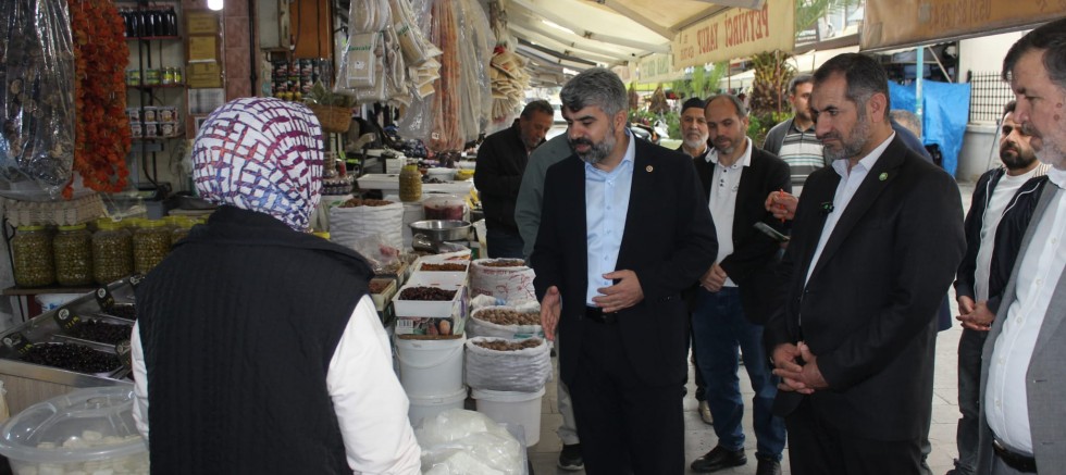 Mersin’de Esnaf Ziyareti: Faruk Dinç Talepleri Meclis Gündemine Taşıyacak