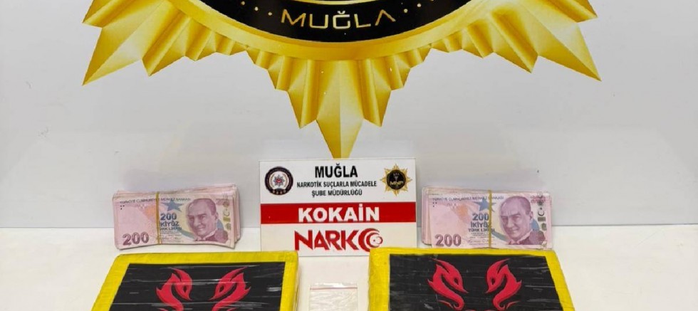 Muğla'da 2 kilogram kokain ele geçirildi, şüpheli şahıs tutuklandı