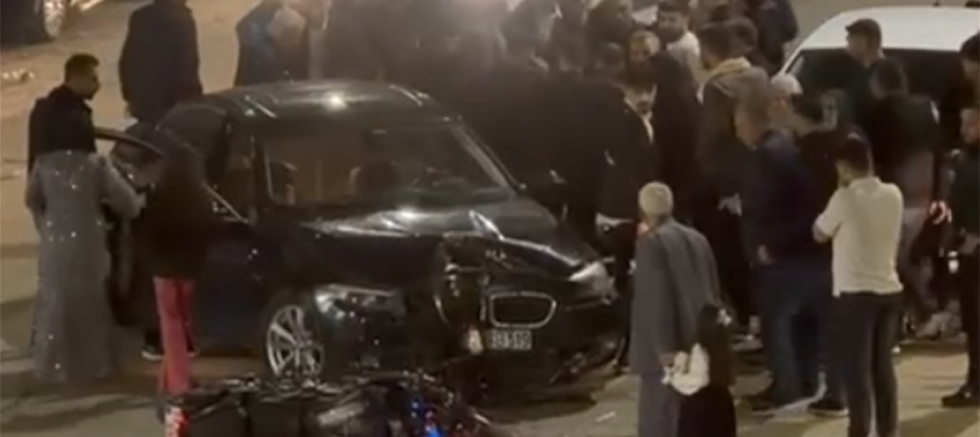 Otomobil ile motosiklet çarpıştı: Bir yaralı