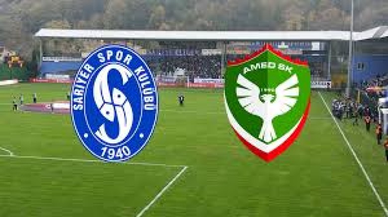 Sarıyerspor – Amedspor İlk 11 leri