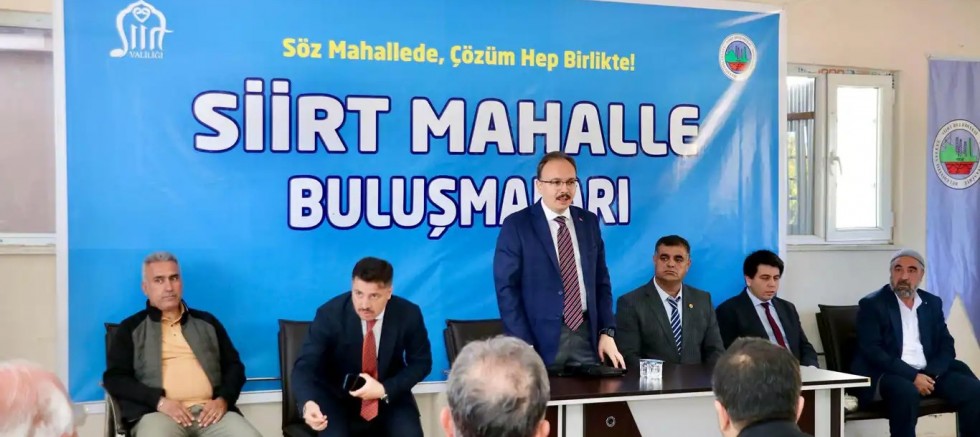 Siirt'te yeni dönem: Belediye, mahallelerde vatandaşla birebir buluşuyor