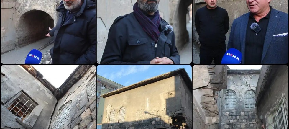 Şırnak Cizre'deki 200 yıllık tarihi yapı yıkılmak üzere