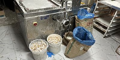 1 ton lokuma el konuldu ruhsatsız işletme mühürlendi