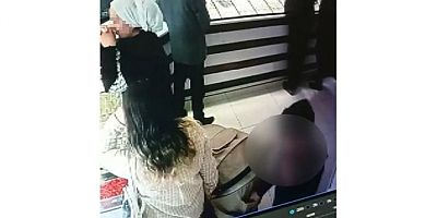 15 yaşındaki hırsız, kaşla göz arasında bebek arabasından telefon çaldı