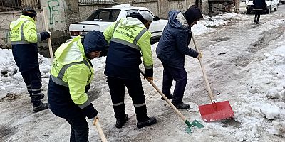 254 kişilik ekip sahada: Dar sokaklarda özverili çalışma yürütülüyor