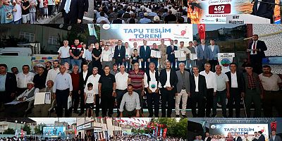 34 yıl süren mülkiyet sorunu çözüldü: 497 vatandaş tapularına kavuştu