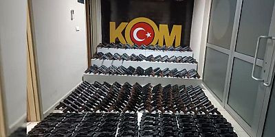 41 ilde silah kaçakçılığı operasyonu: 135 şüpheli yakalandı