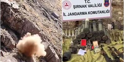 8 ilde PKK'nin kullandığı 21 mağara ve sığınak imha edildi