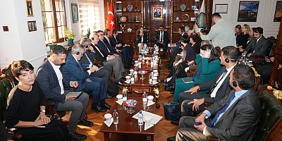 AB Türkiye Delegasyonu heyetinden Eşbaşkanlara nezaket ziyareti